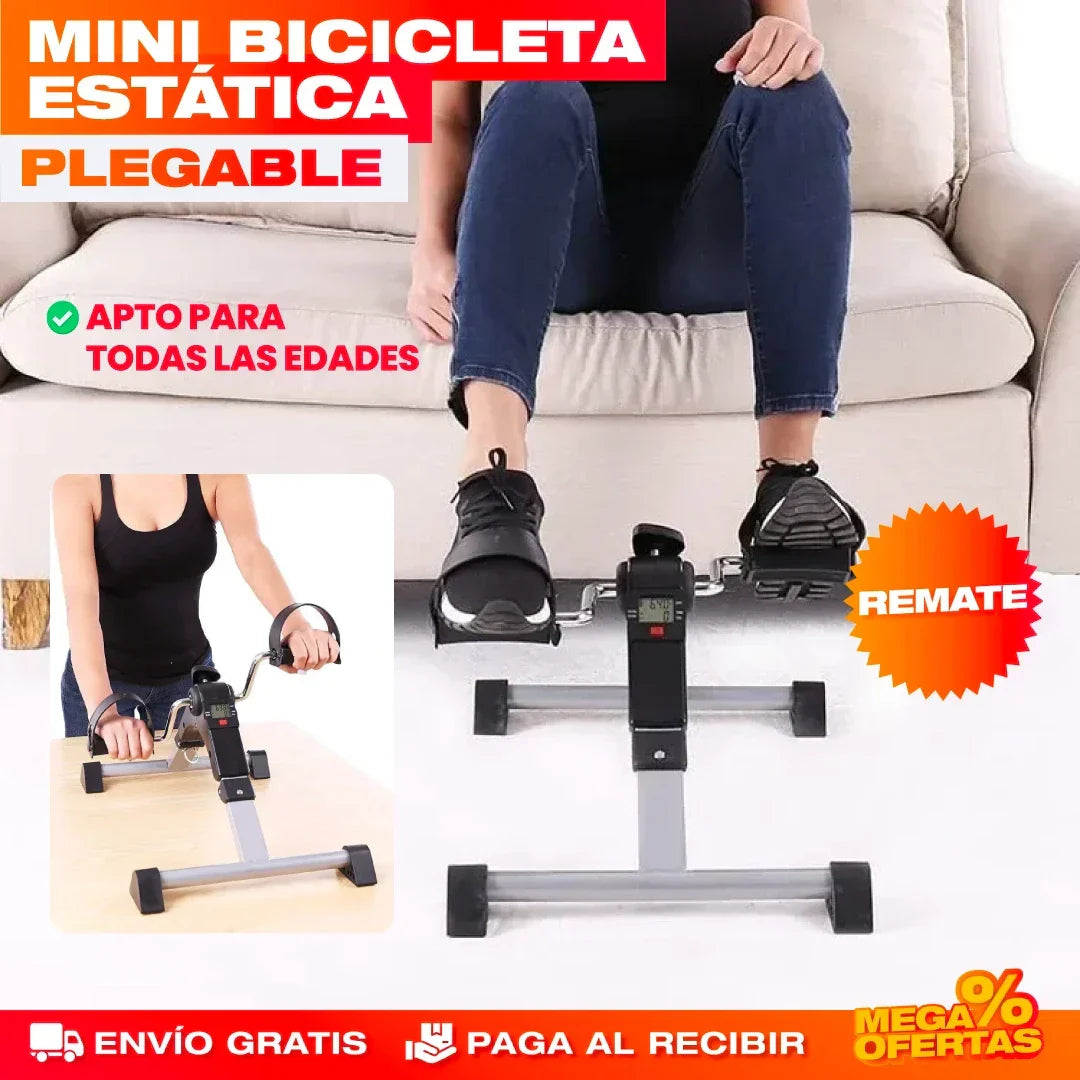 Mini Bicicleta Estática Plegable - Salud con comodidad
